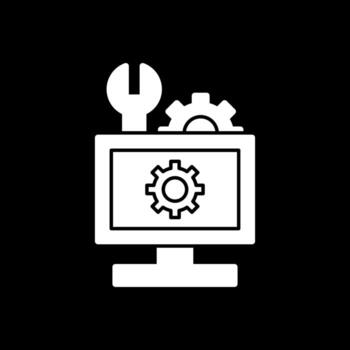 Hardware Troubleshooting Vector Icon Design