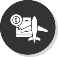 Business trip Vector Icon Design