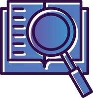 Research Vector Icon Design