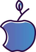 diseño de icono de vector de manzana