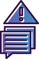 Error Message Vector Icon Design