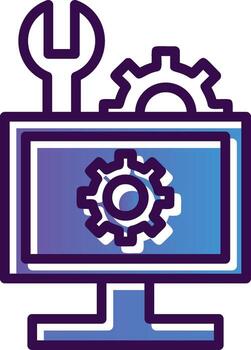 Hardware Troubleshooting Vector Icon Design
