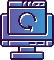 Landing Page Vector Icon Design