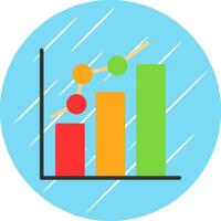 Bar chart Vector Icon Design