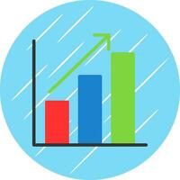 Bar chart Vector Icon Design