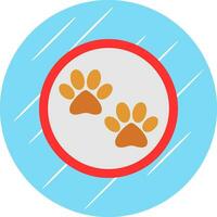 Paw print Vector Icon Design