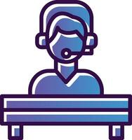 Help Desk Vector Icon Design