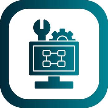 solución de problemas diagrama de flujo vector icono diseño