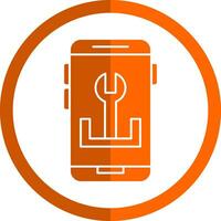 App Troubleshooting Vector Icon Design