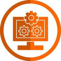 System Configuration Vector Icon Design