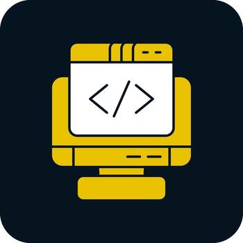 Coding Vector Icon Design
