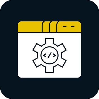 Code Terminal Vector Icon Design