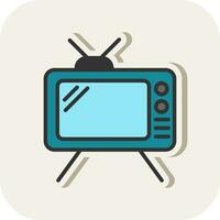 Television Vector Icon Design