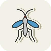Mosquito Vector Icon Design