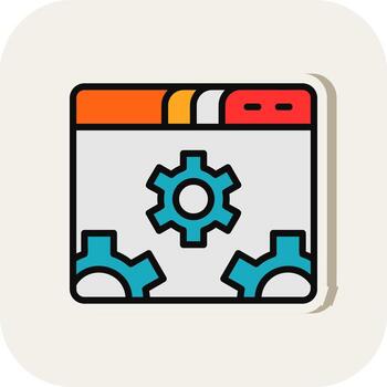 mejoramiento análisis vector icono diseño