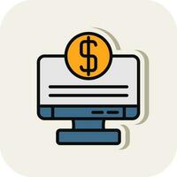 Online Payment Vector Icon Design