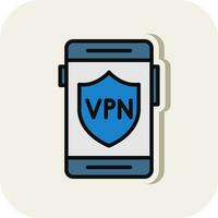 diseño de icono de vector vpn