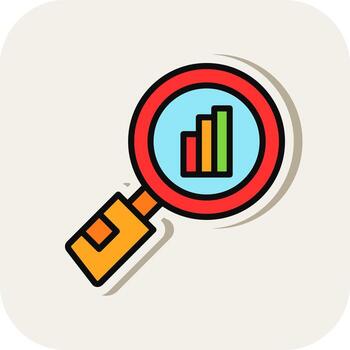 Analysis Vector Icon Design