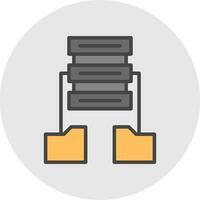 Data Backup Vector Icon Design