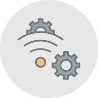 Wireless Network Setup Vector Icon Design