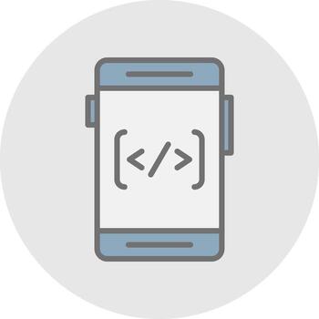 Coding Vector Icon Design