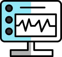 Device Monitoring Vector Icon Design