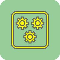 configuración de diseño de icono de vector