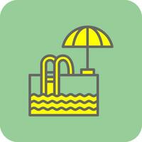 Swimming pool Vector Icon Design