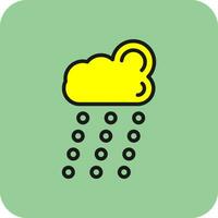 Rain Vector Icon Design