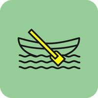 Dinghy Vector Icon Design