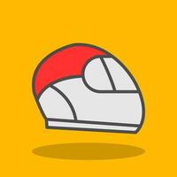 diseño de icono de vector de casco