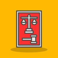 Law Vector Icon Design