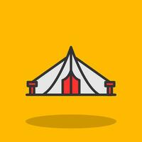 Tent Vector Icon Design