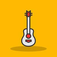 diseño de icono de vector de guitarra