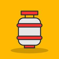 Gas bottle Vector Icon Design