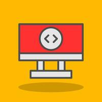 Remote Desktop Vector Icon Design
