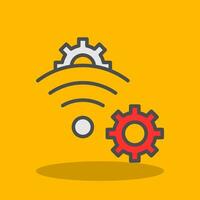 Wireless Network Setup Vector Icon Design