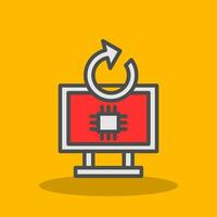 Hardware Upgrade Vector Icon Design