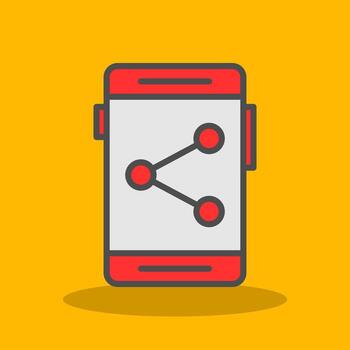 compartir diseño de icono de vector