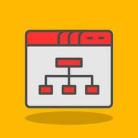 Sitemap Vector Icon Design