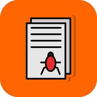 Bug Report Vector Icon Design