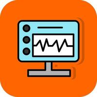 Device Monitoring Vector Icon Design