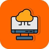 Cloud Computing Vector Icon Design