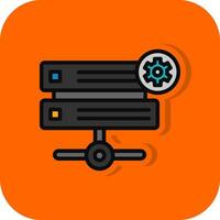 Hosting Vector Icon Design
