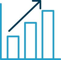 Bar chart Vector Icon Design