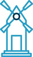 Windmill Vector Icon Design