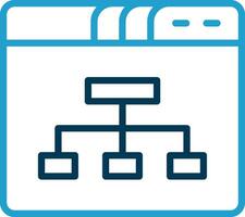 Sitemap Vector Icon Design