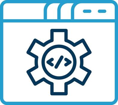 Code Terminal Vector Icon Design