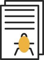 Bug Report Vector Icon Design