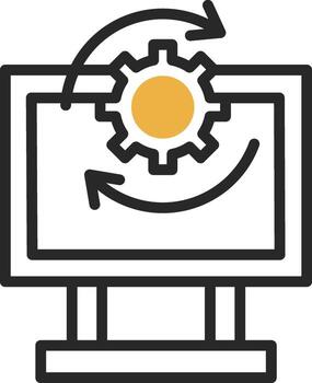 software actualizar vector icono diseño